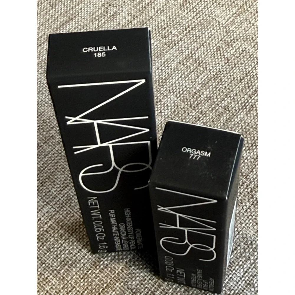 NARS Lip Duo Cruella Powermatte Lip Pencil & Orgasm Afterglow Lip Balm NIB
